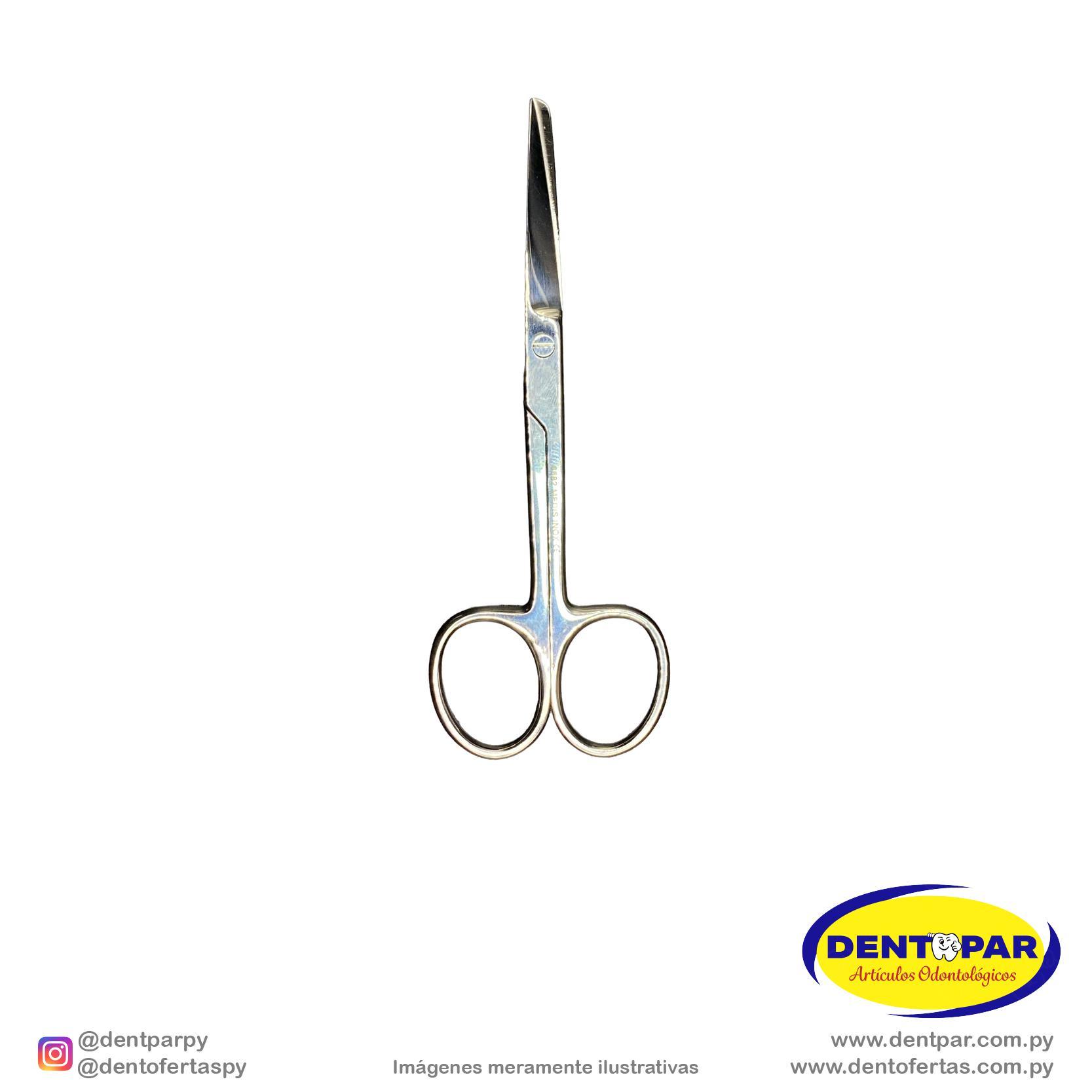 Imagen del producto Tijera p/ Cirugía RECTA 14cm ROMBA/FINA