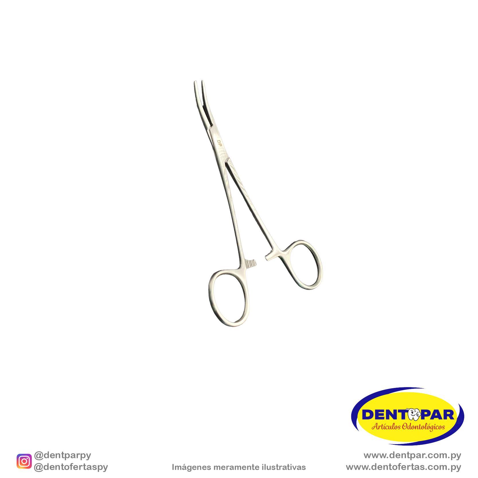 Imagen del producto Pinza HEMOSTÁTICA MOSQ 14cm CURVA