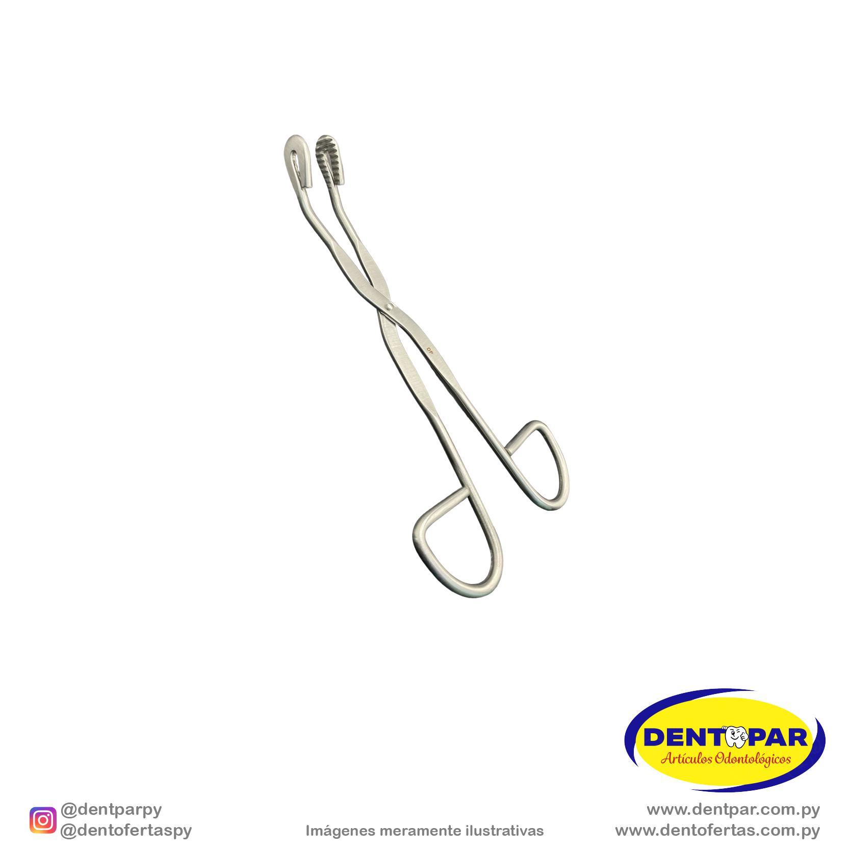 Imagen del producto Pinza p/ Esterilización UNIV. CURVA 20cm