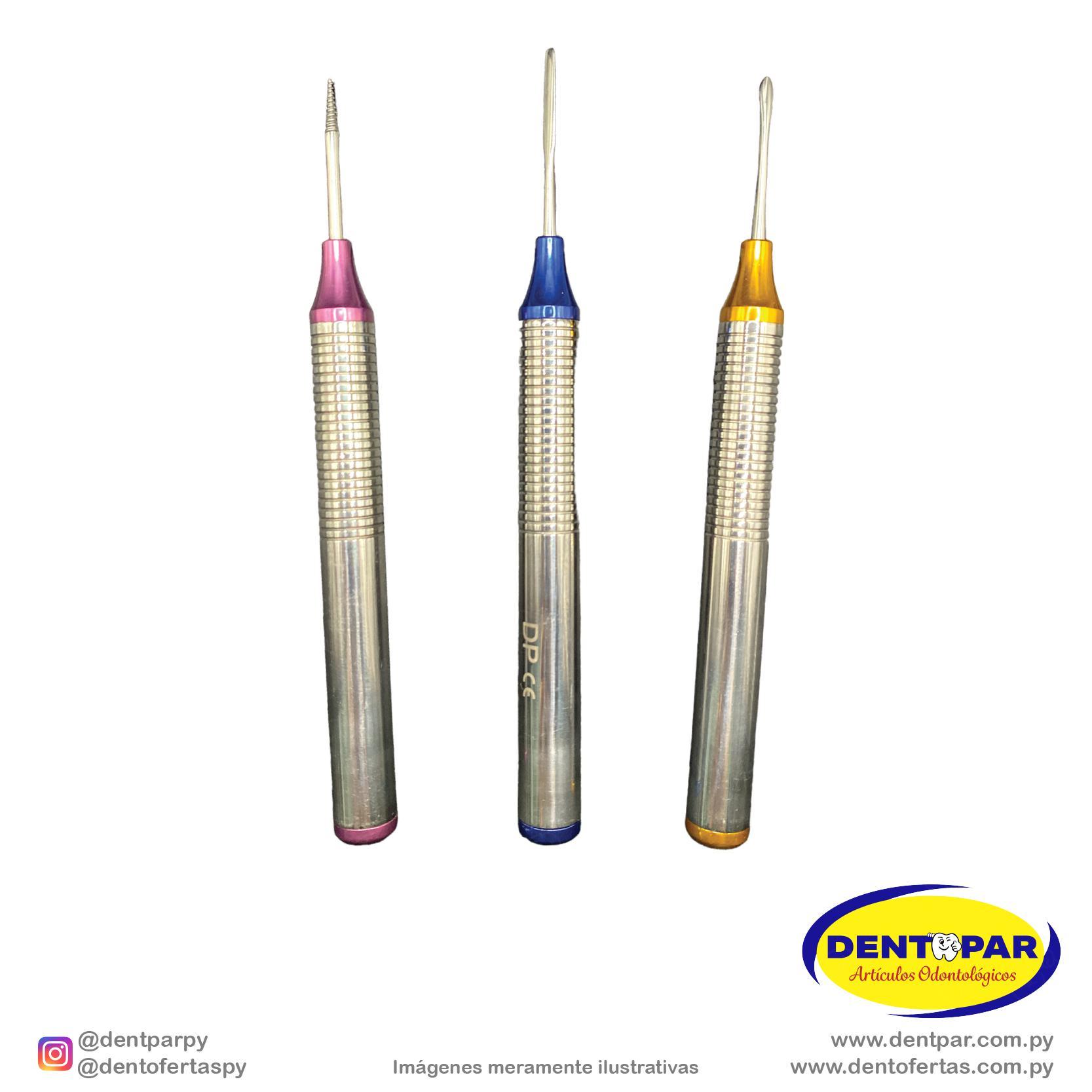 Imagen del producto Kit Extractor de Raíz c/ 3 INSTR