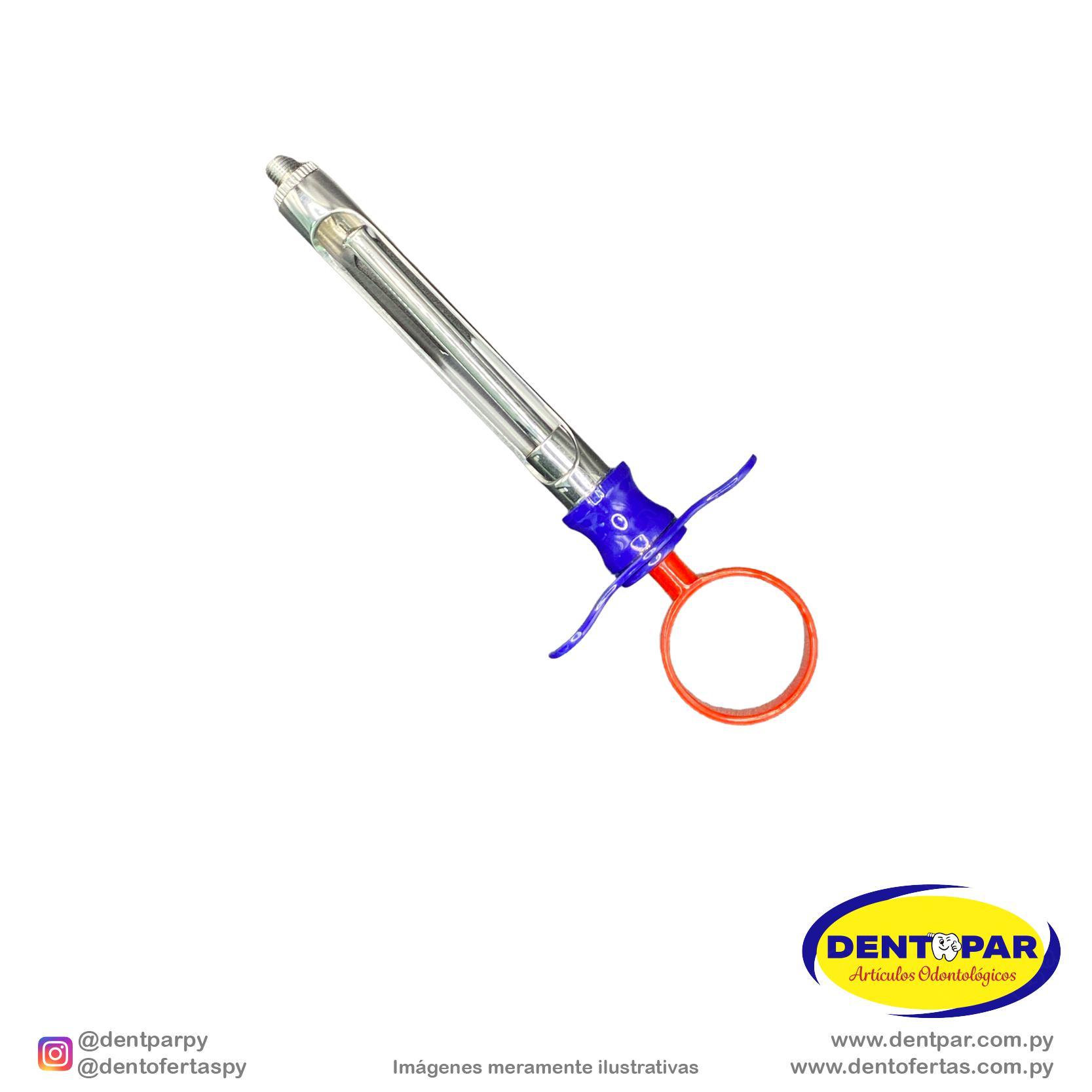 Imagen del producto Jeringa CARPULE 1.8 c/ASP RED AZUL
