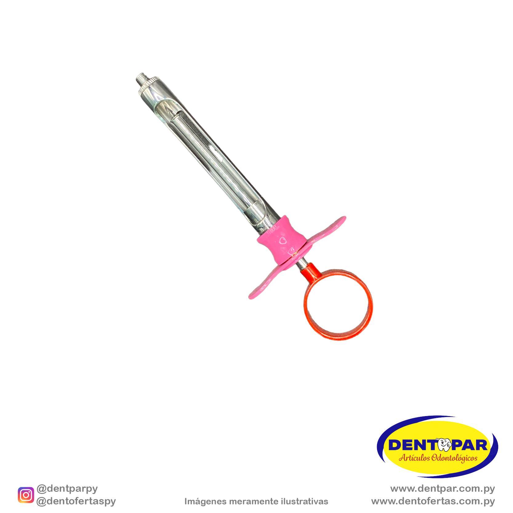 Imagen del producto Jeringa CARPULE 1.8 c/ASP RED PINK