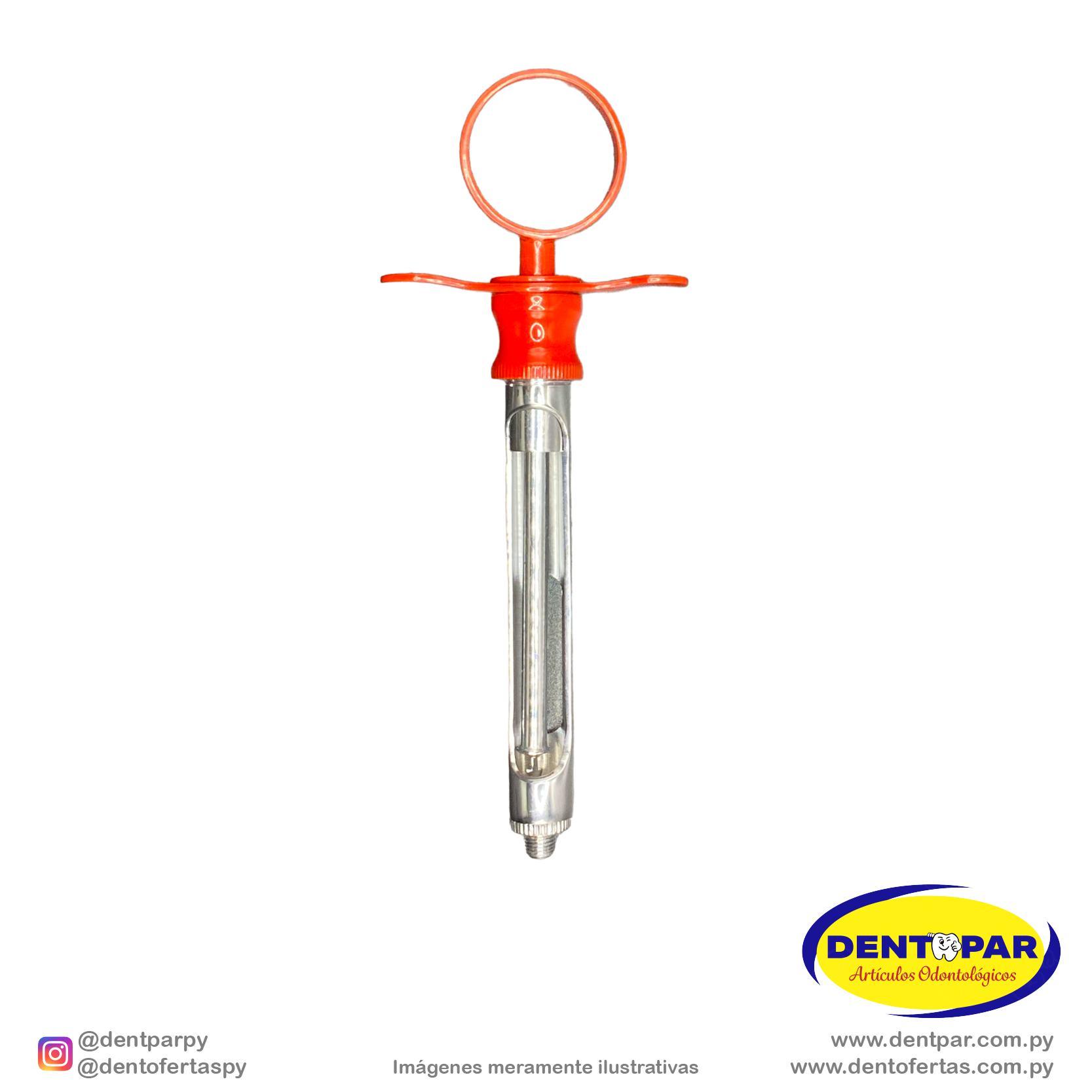 Imagen del producto Jeringa CARPULE 1.8 c/ASP RED ROJO