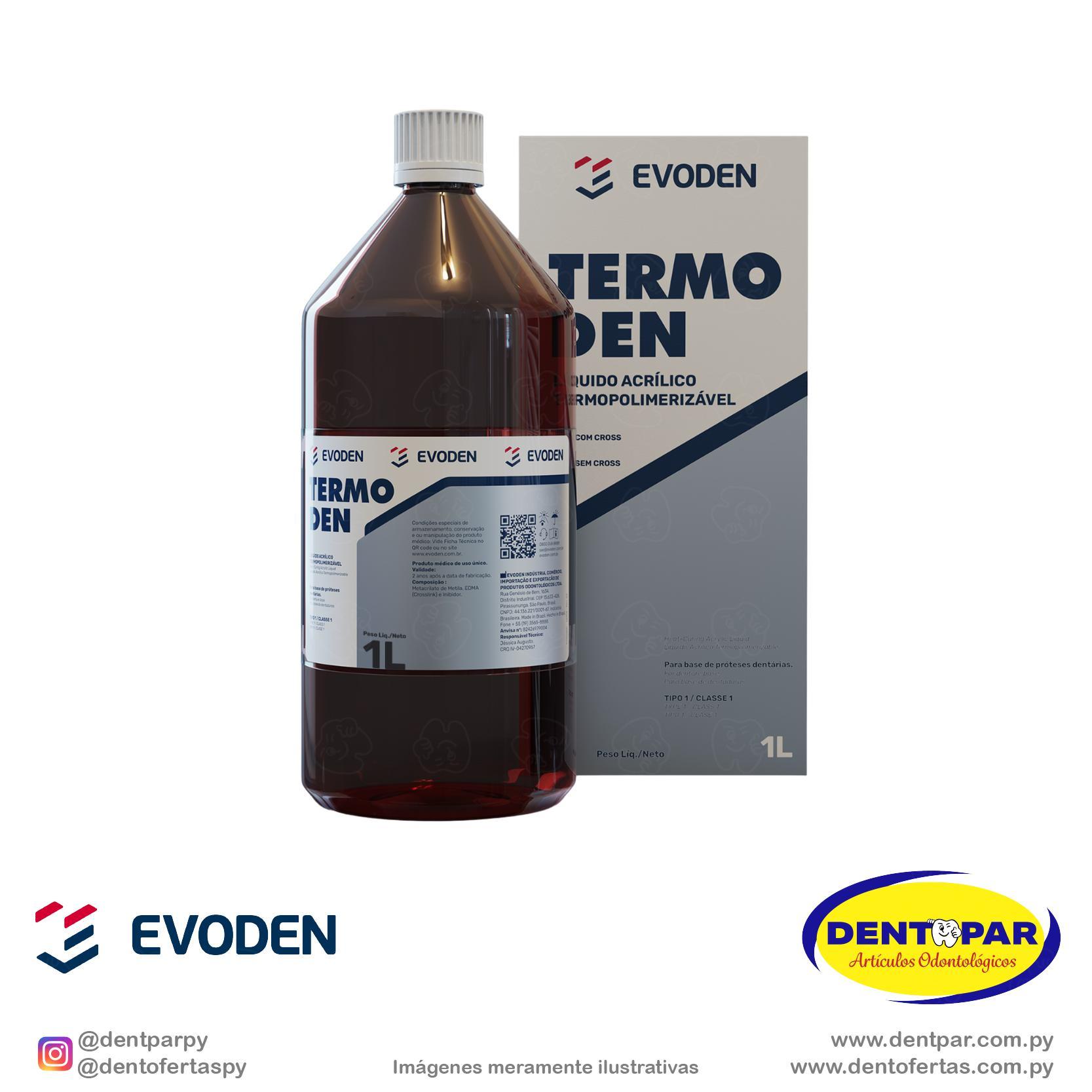 Imagen del producto Resina Acrílica Termopolimerizable Híbrida Termoden - LÍQUIDO