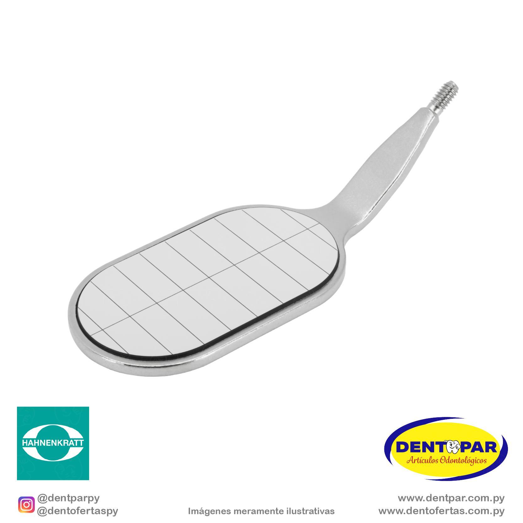 Imagen del producto Espejo MEGA paralel. FS Rodio 22*37mm