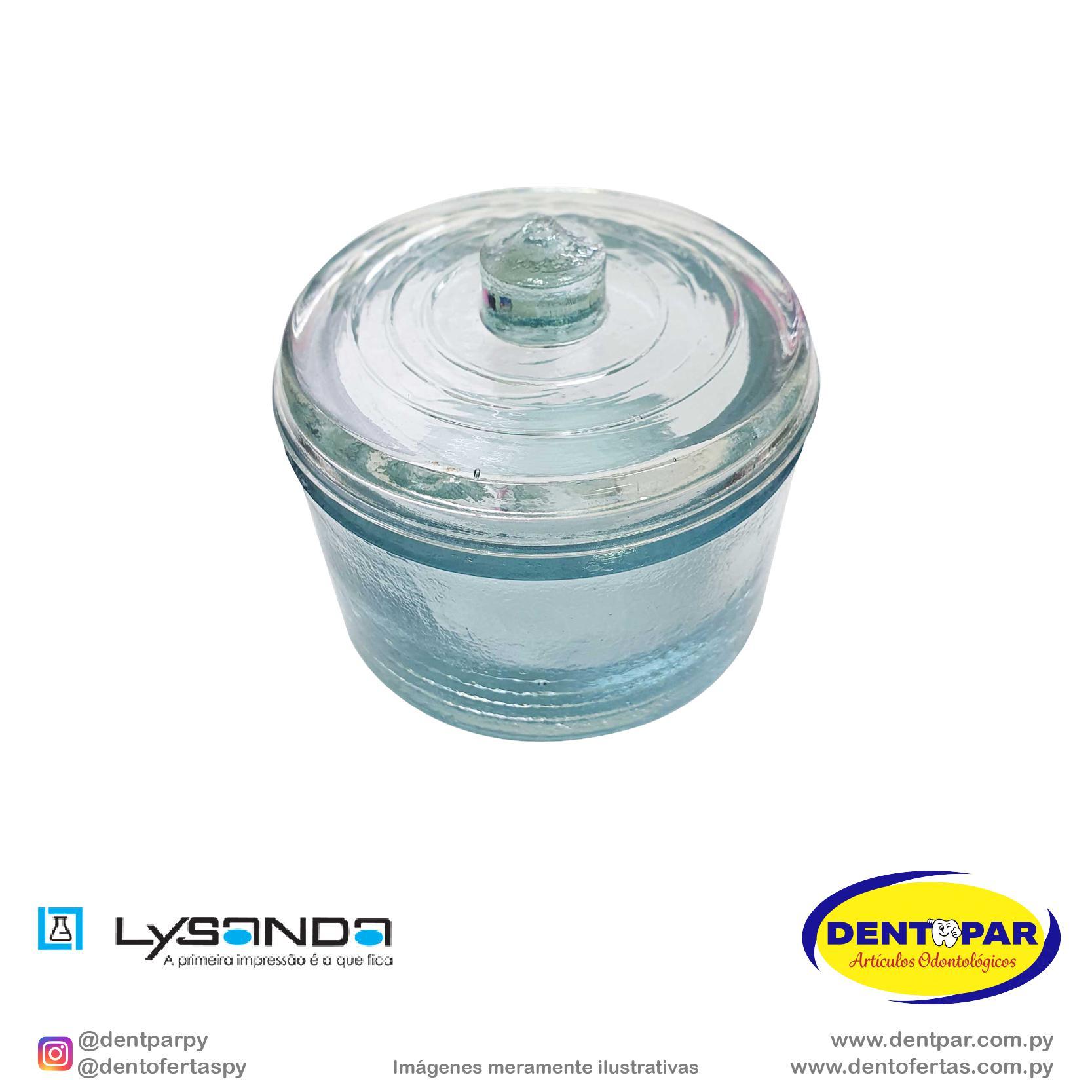 Imagen del producto Pote Paladon de Vidrio Transparente con Tapa