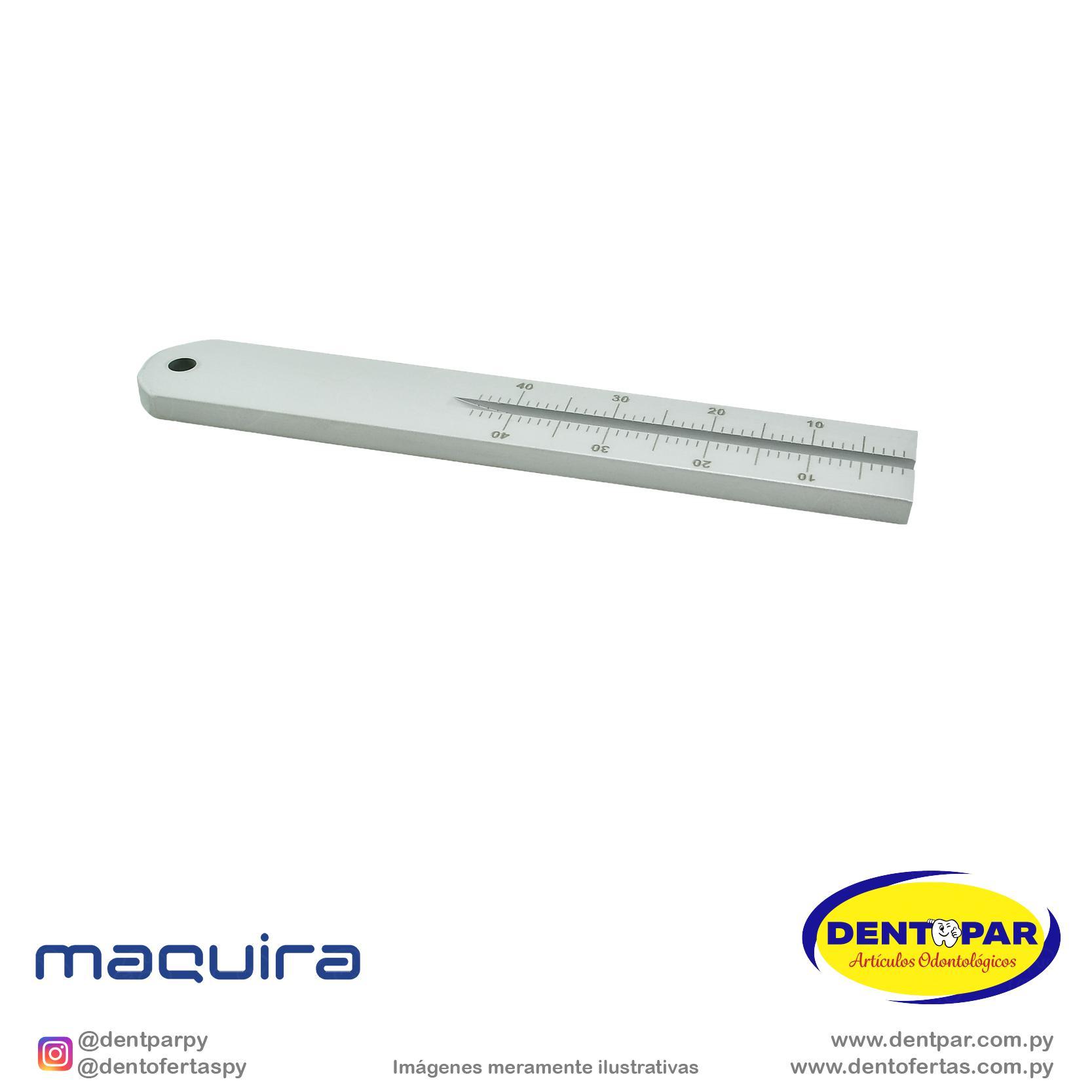 Imagen del producto Regla endodóntica de Aluminio