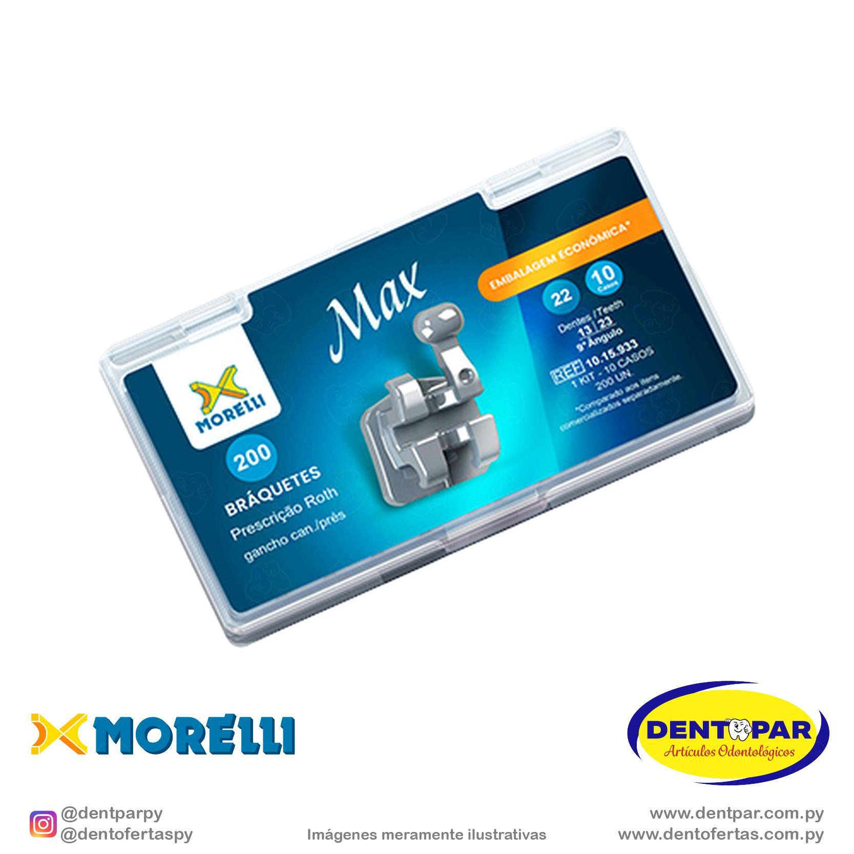 Imagen del producto Conj. brackets Roth 022 Max C/G mon C/10