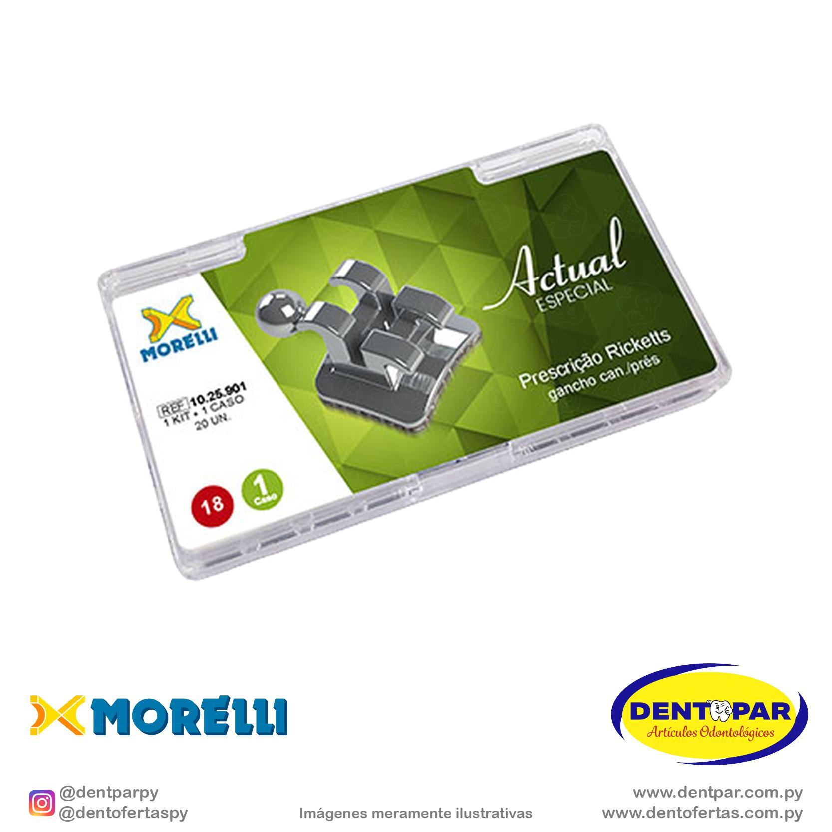 Imagen del producto Conj. brackets 018 C/G canino