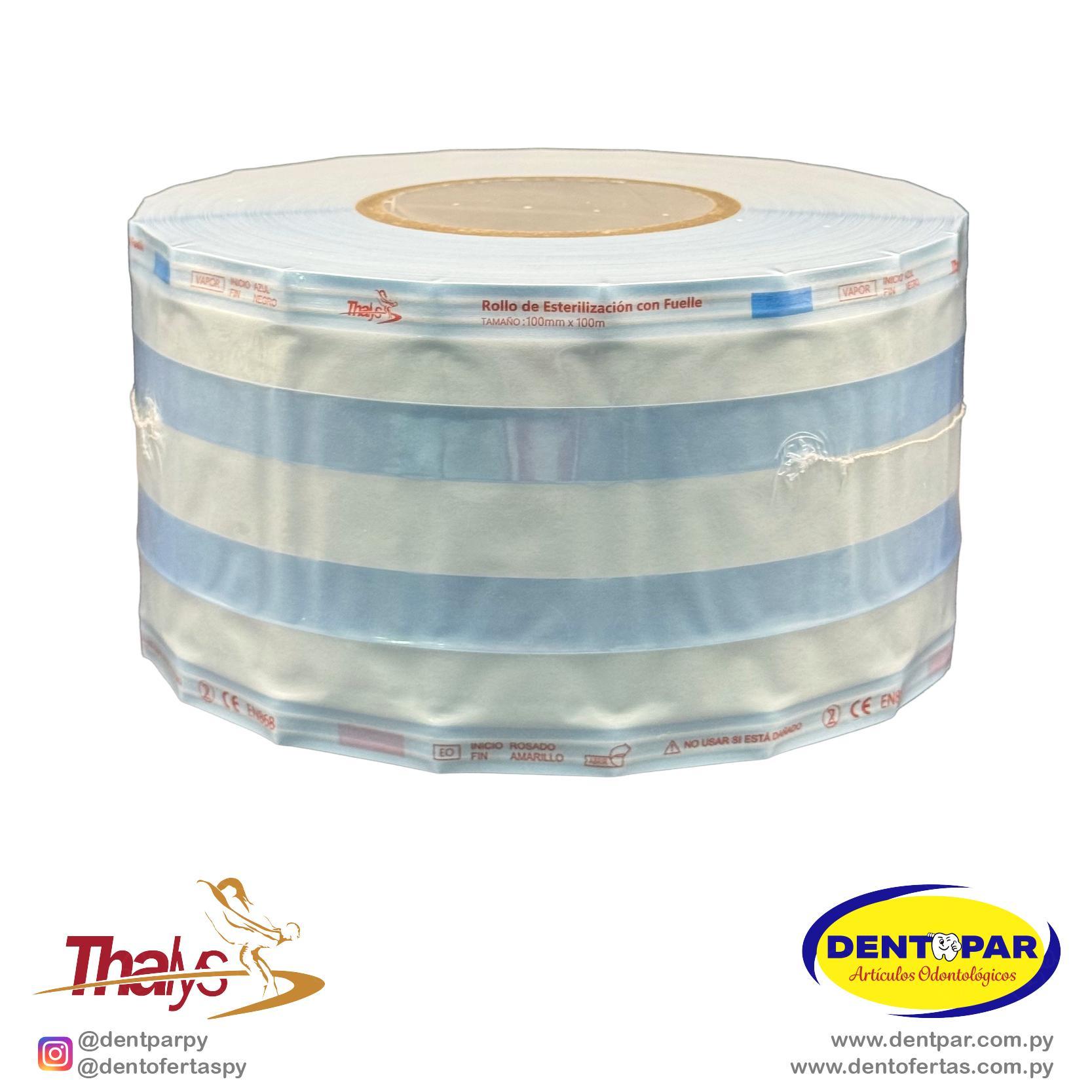 Imagen del producto Rollo P/ Esterilizar C/ FUELLE 100mm C/ 100m