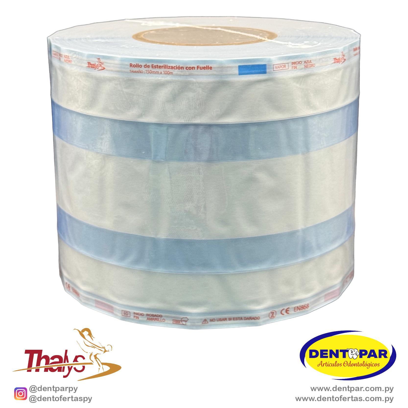 Imagen del producto Rollo P/ Esterilizar C/ FUELLE 150mm C/ 100m