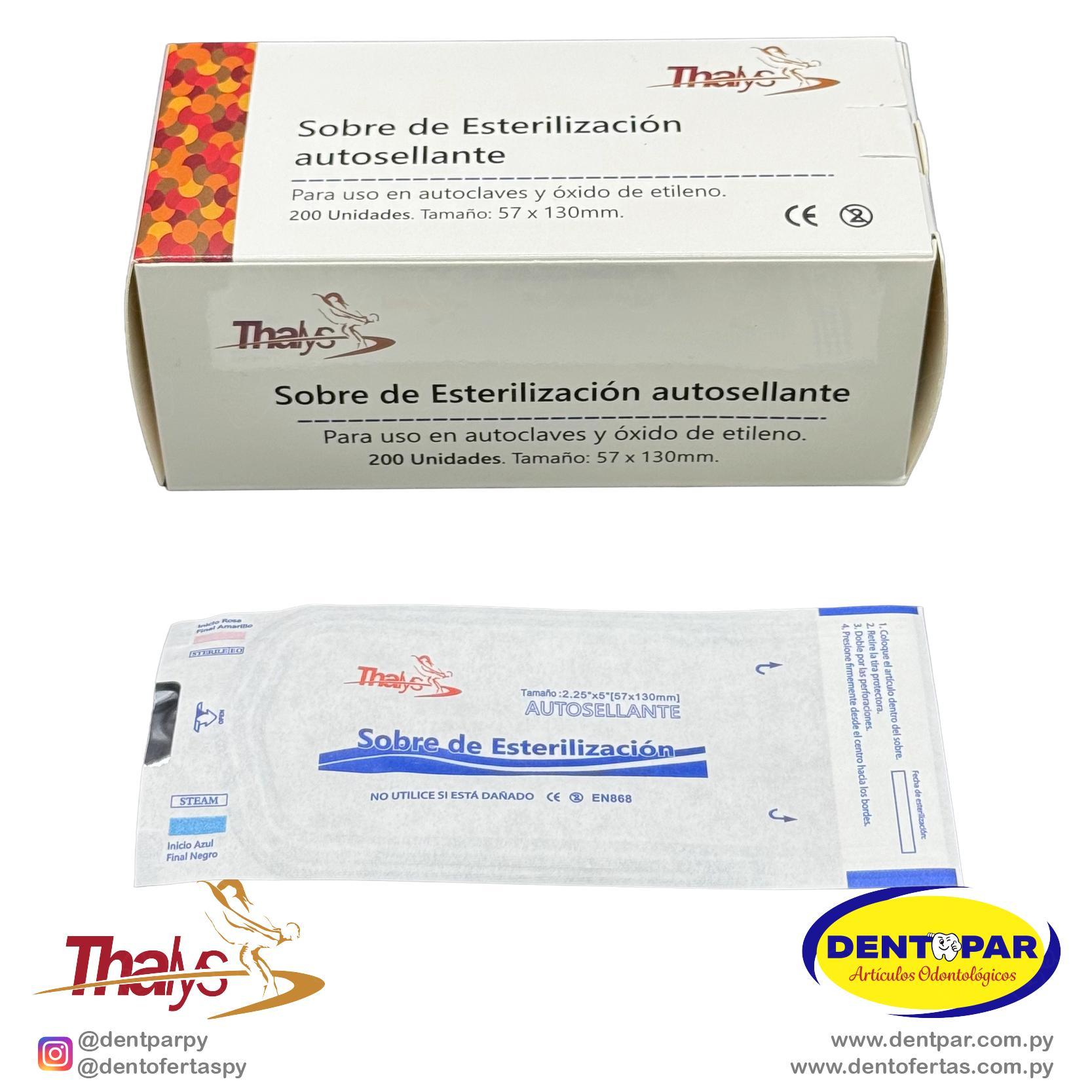 Imagen del producto Sobre P/ Esterilizar 57*130mm C/200