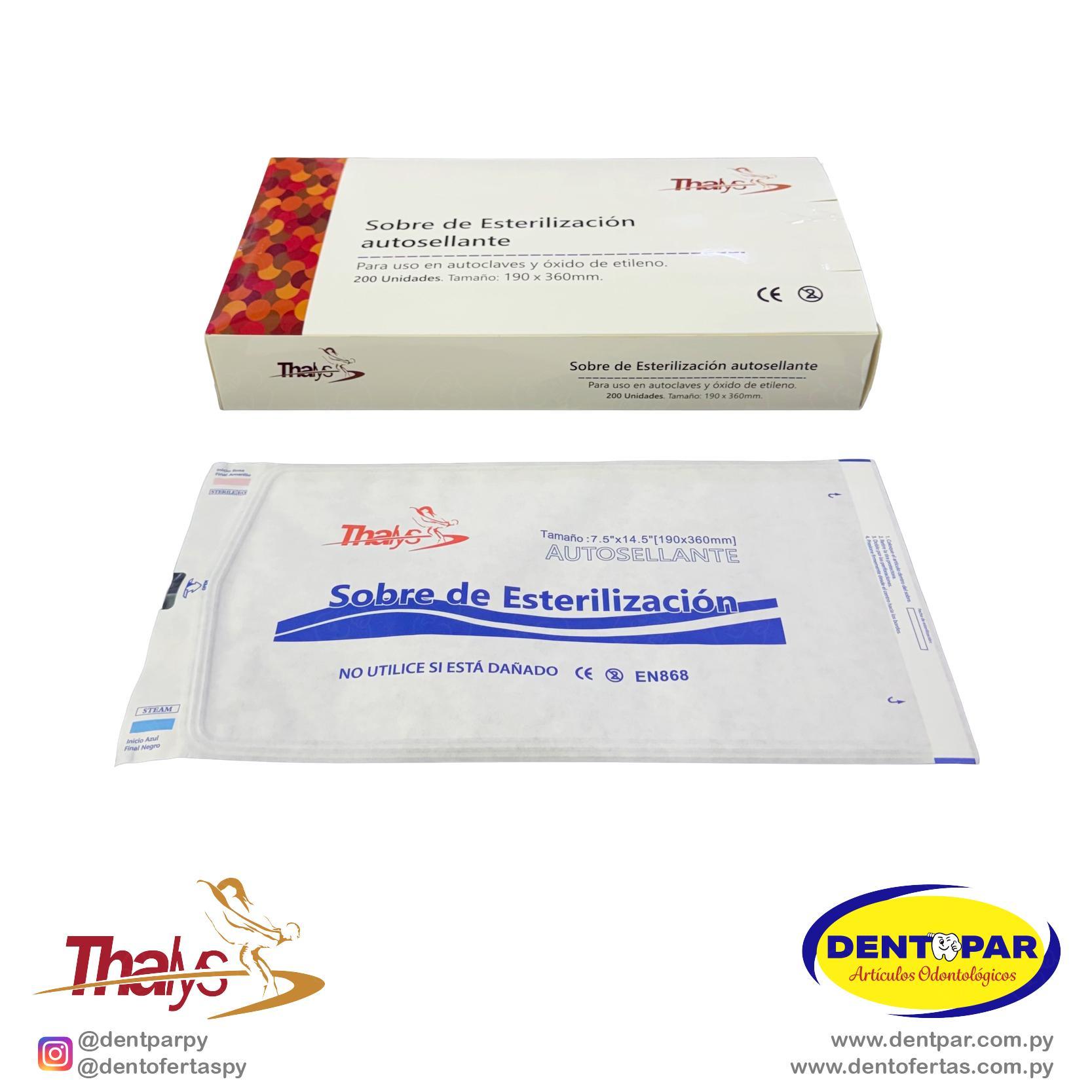 Imagen del producto Sobre P/ Esterilizar 190*360mm C/200
