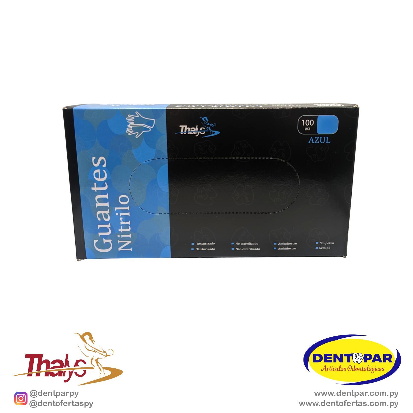 Imagen del producto Guantes Nitrilo C/100 AZUL