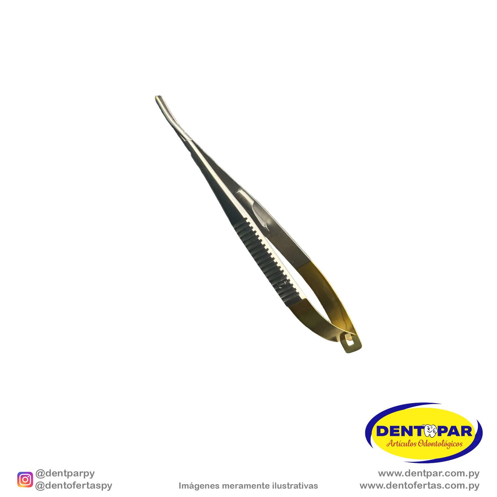 Imagen del producto Porta Aguja Castroviejo 14cm c/ Vidia