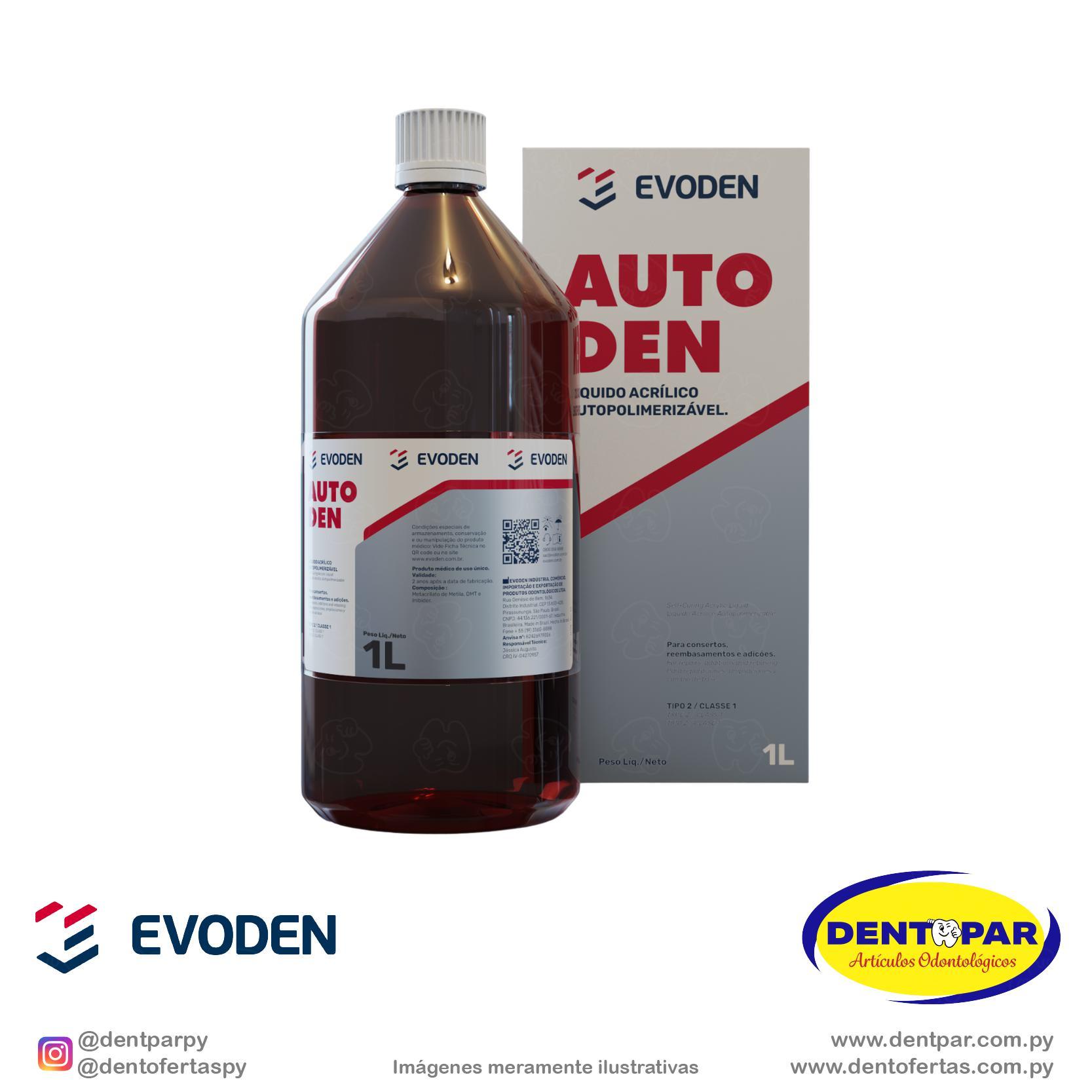 Imagen del producto Resina Acrílica Autopolimerizable Autoden - LÍQUIDO