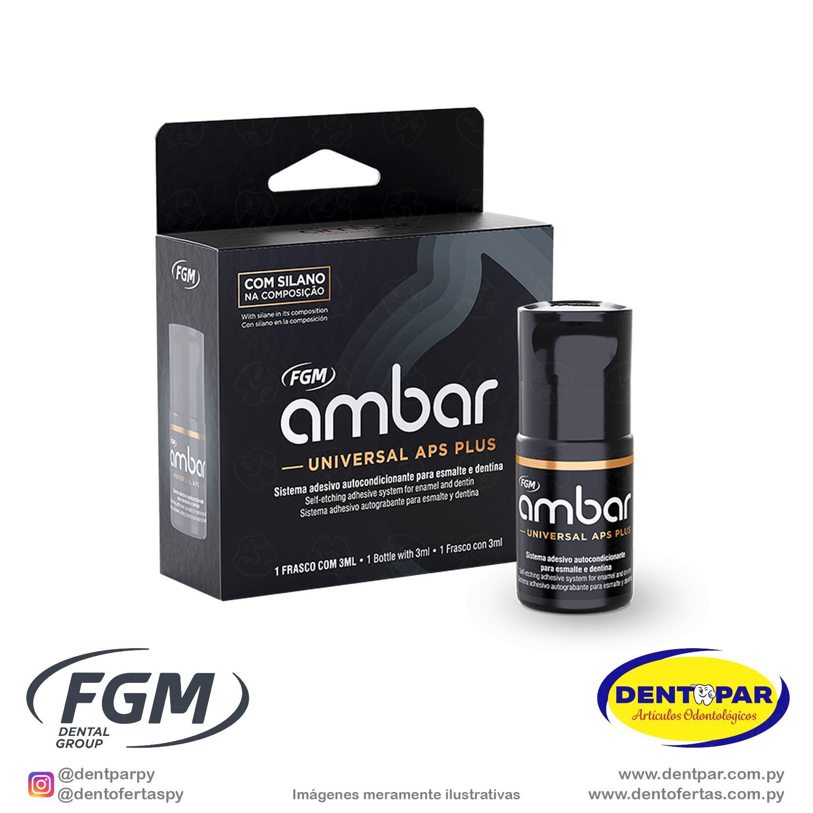 Imagen del producto Adhesivo Ambar Universal APS Plus 3ml