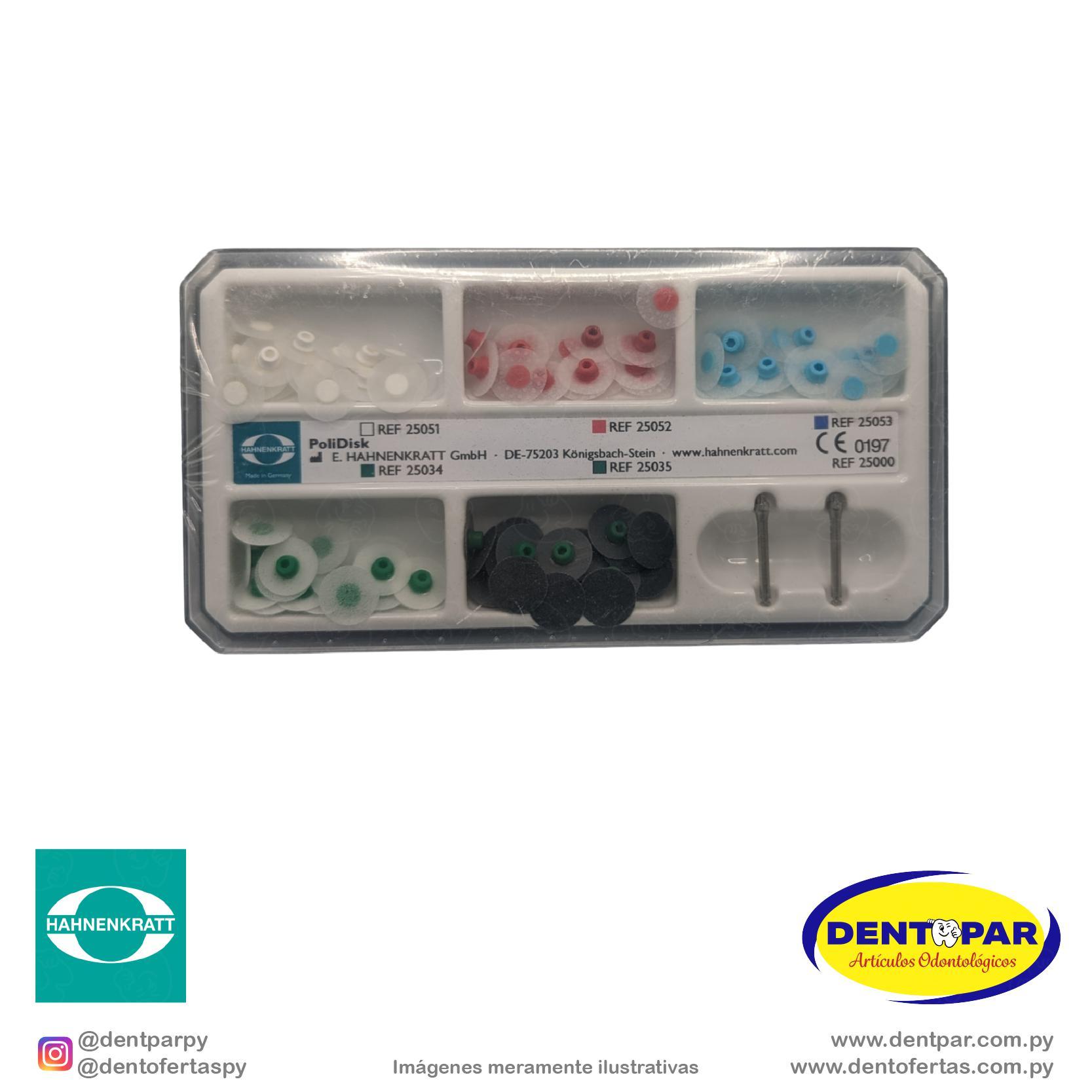 Imagen del producto Polidisk Kit 100 Surtidos + 2 Mandriles