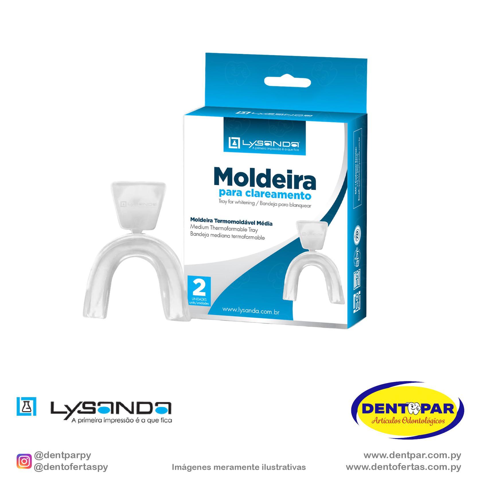 Imagen del producto Moldera Termomoldeable para Blanqueamiento Dental c/2