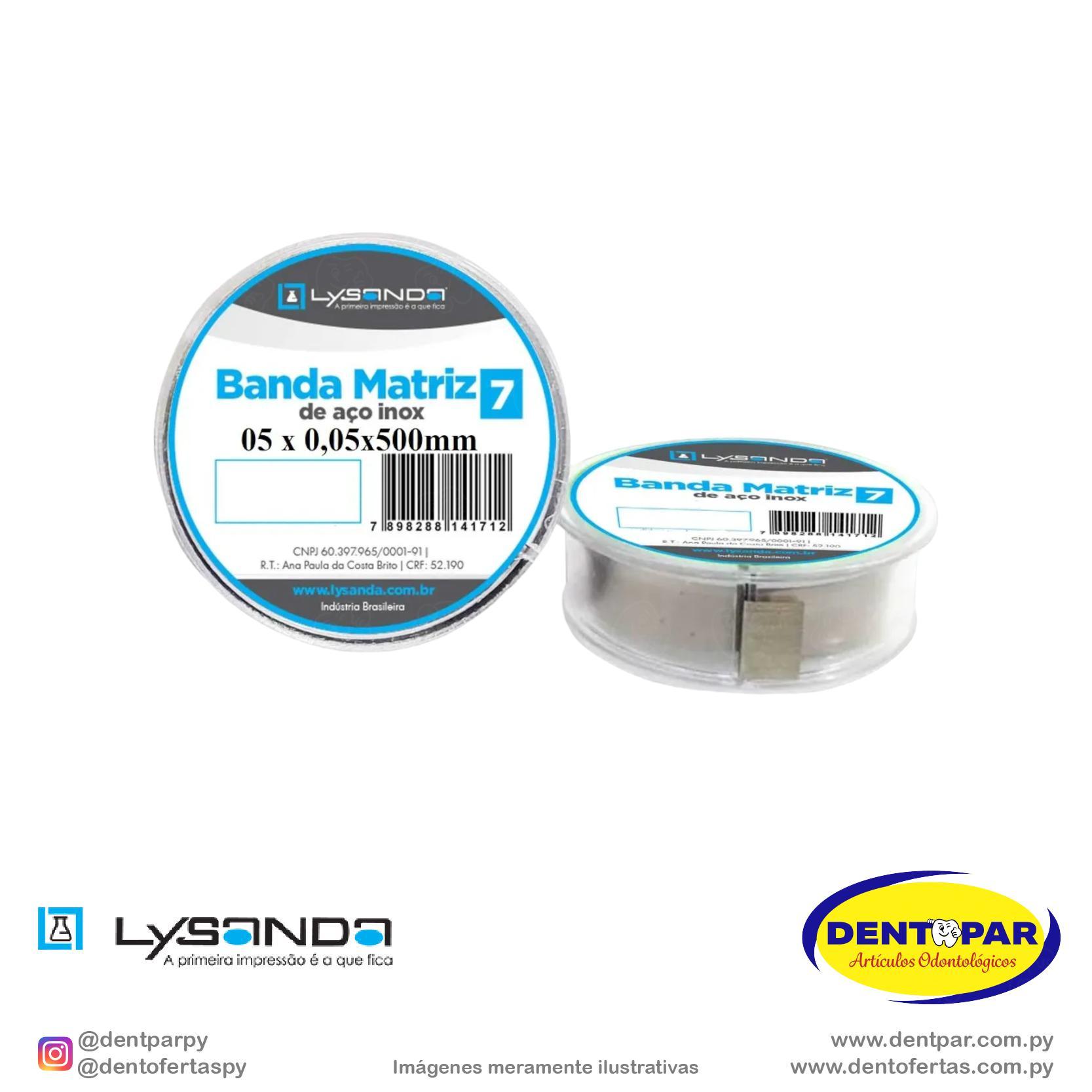 Imagen del producto Banda Matriz Acero Inox