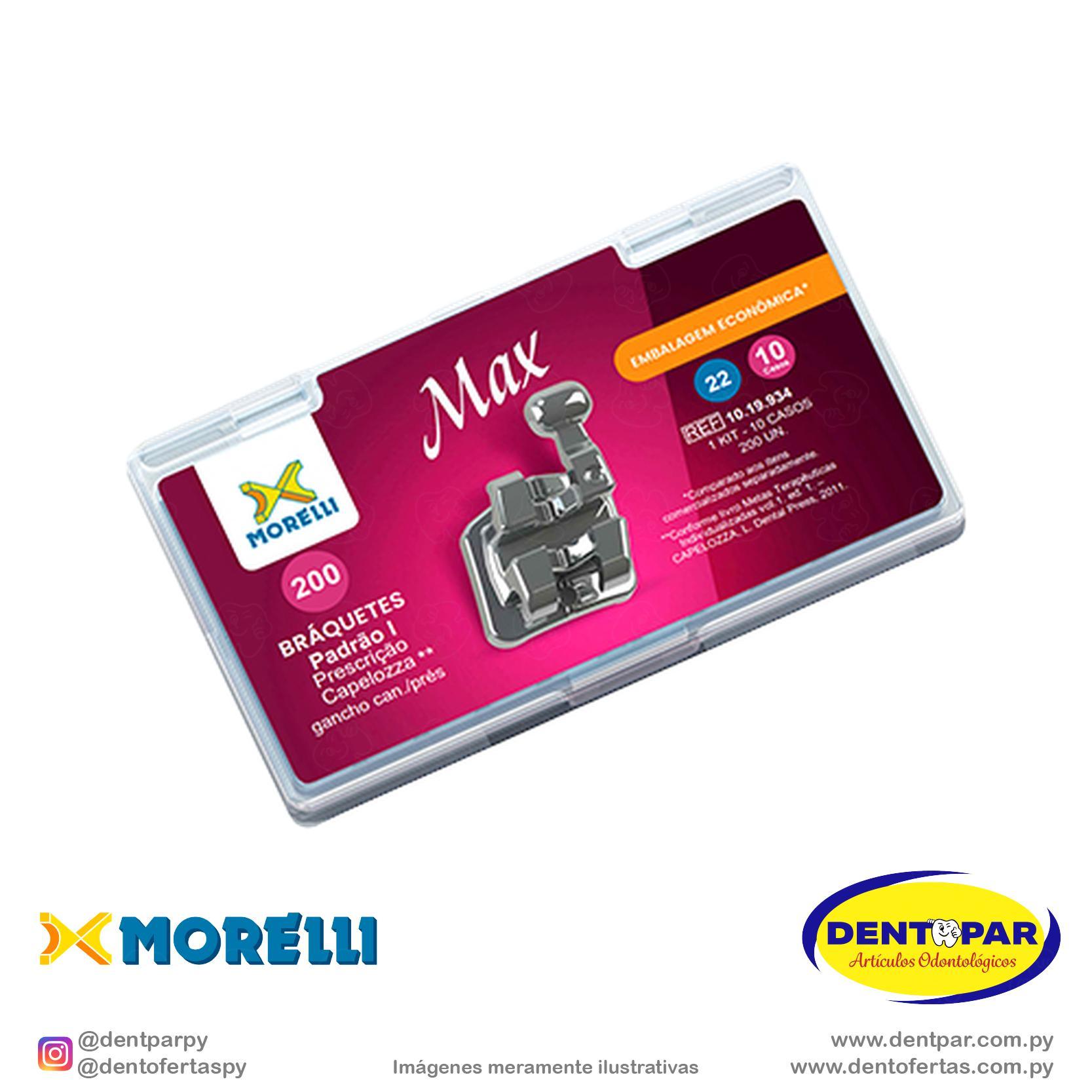 Imagen del producto Conj. brackets Capelozza Max 022 Padr I