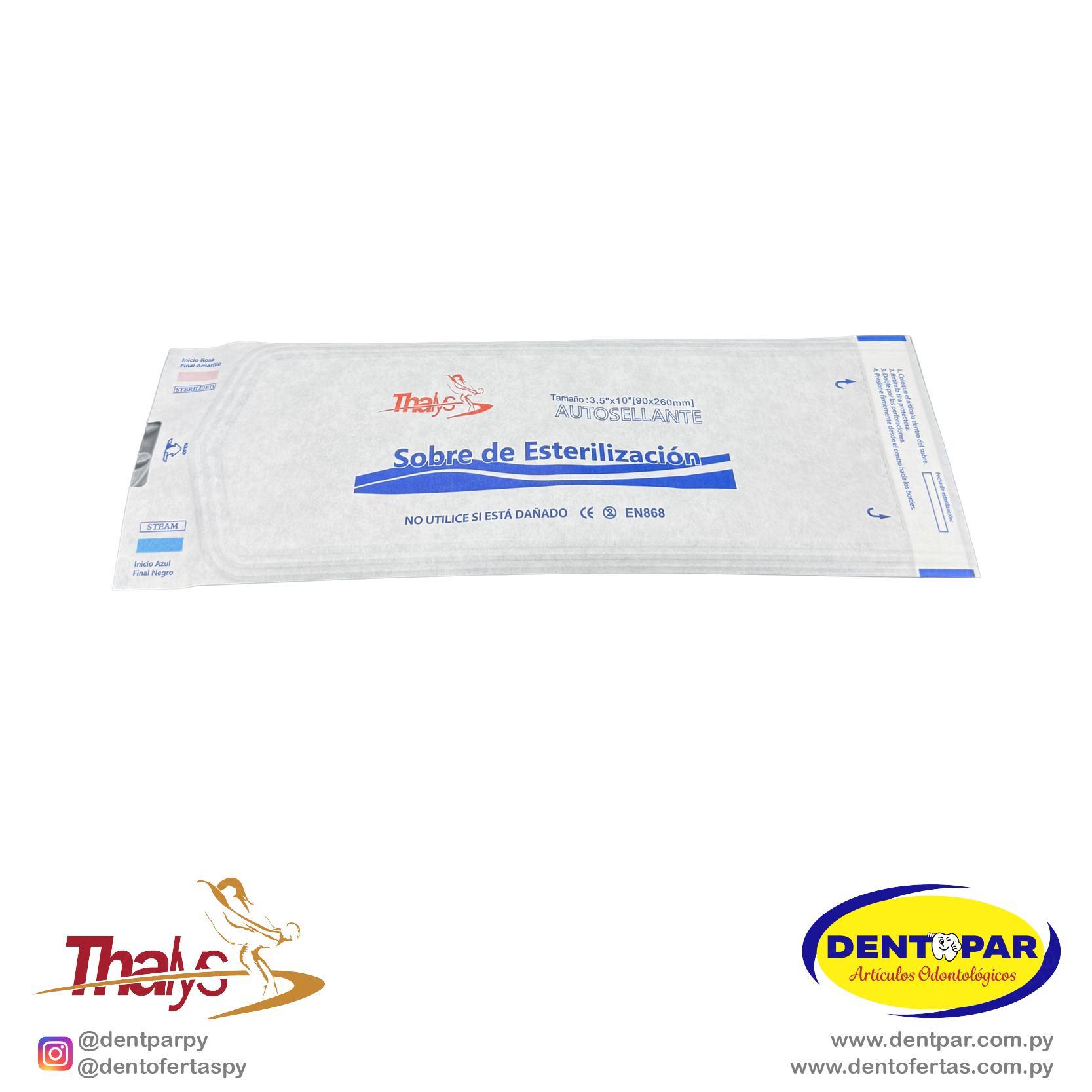 Imagen del producto Sobre P/ Esterilizar 90*260mm C/U